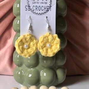 Easter Flower Hook Earrings